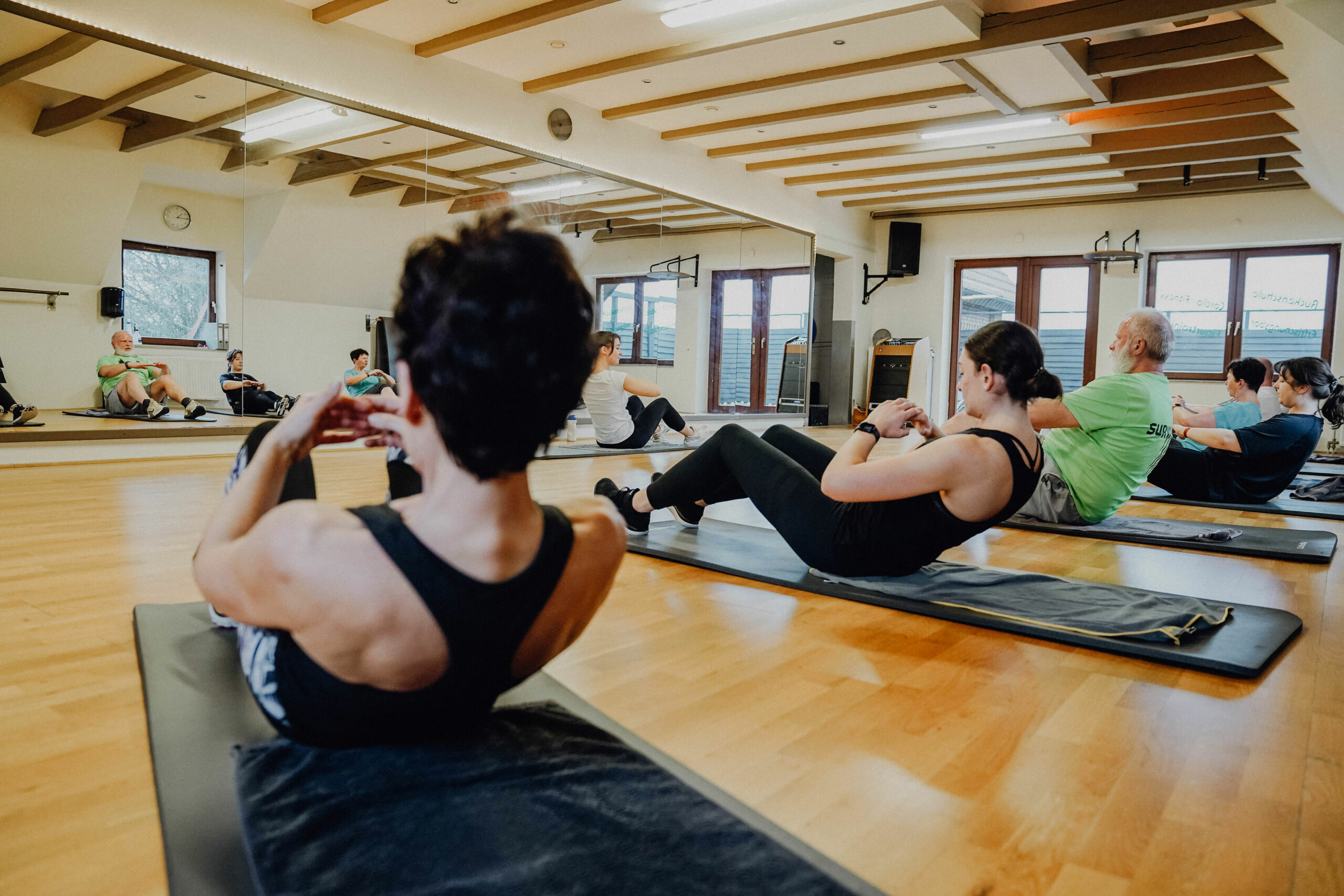 Der Kursraum von Carpe Diem Fitness Leopoldshöhe